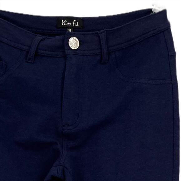 Miss Fit Jeggings in Navy Blue Size X-Large - Picture 3 of 10